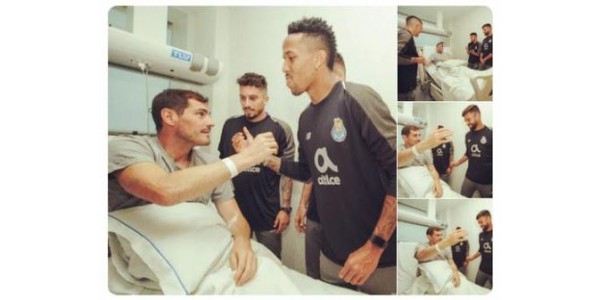 Equipa do FC Porto usa camisola nº 1 da Iker Casillas